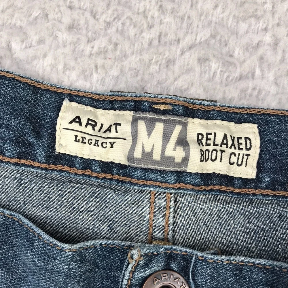 Ariat Legacy Jeans Mens 44 (45x29) M4 Relaxed Boot Western Cowboy Work Denim